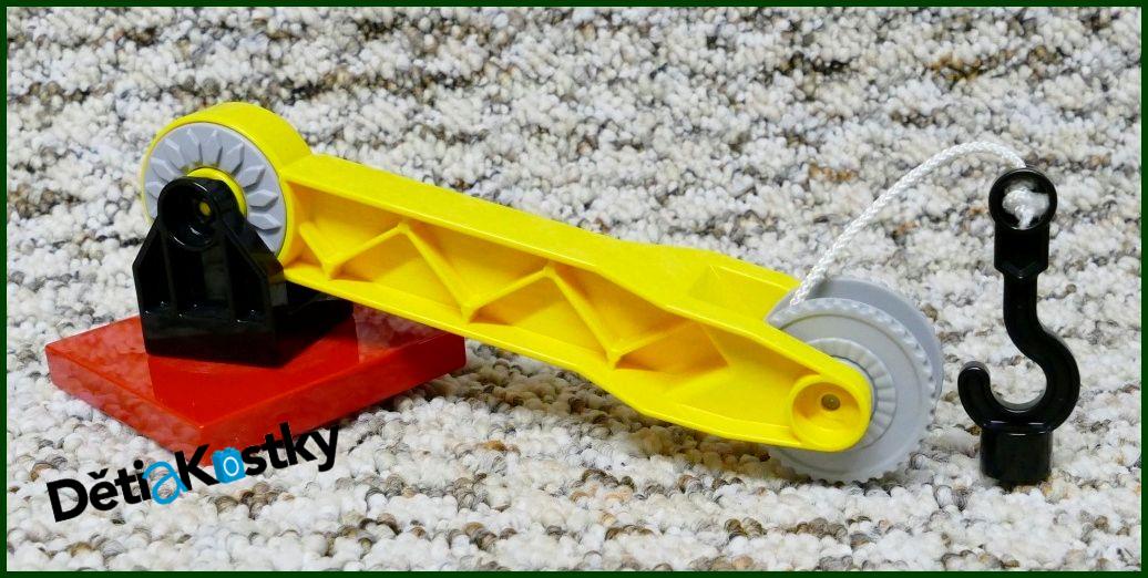 Lego® Duplo® Naviják Žlutý s Otočným Červeným Podstavcem