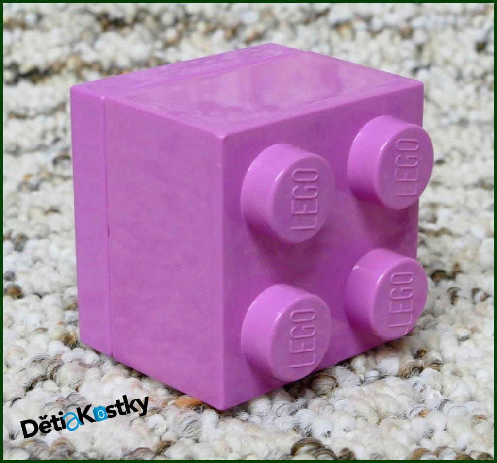 Lego® Duplo® Kostka Růžová Otevírací 4,5 x 4,5 cm