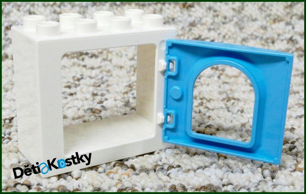 Lego® Duplo® Okno Hradu Bílé - Tyrkys Okno