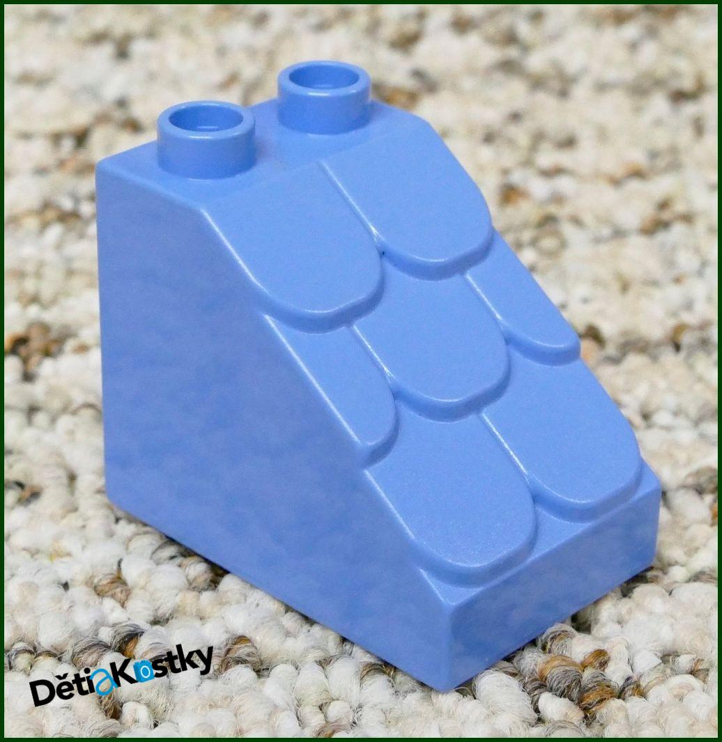Lego® Duplo® Kostka 3x2 Stříška s Taškami Světle Modrá