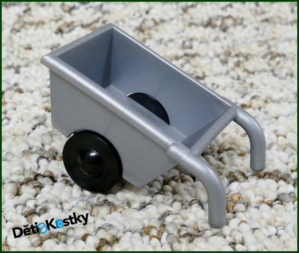 Lego® Duplo® Vozíček (Kolečka) Pro Figurky Šedá