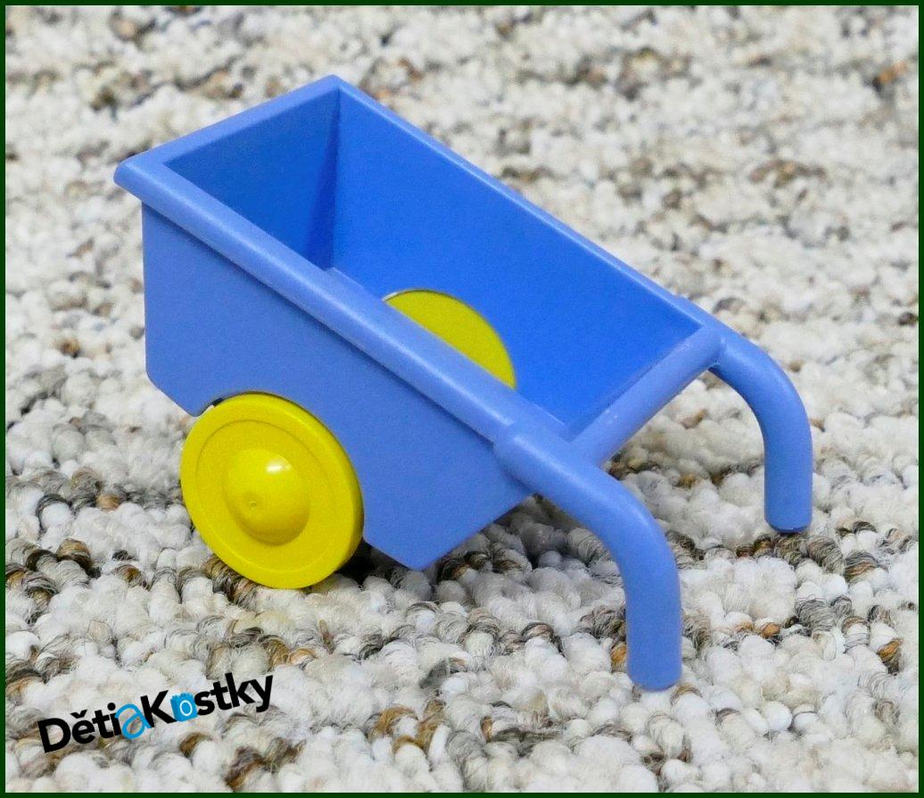 Lego® Duplo® Vozíček (Kolečka) Pro Figurky Světle Modrá - Žlutá Kola