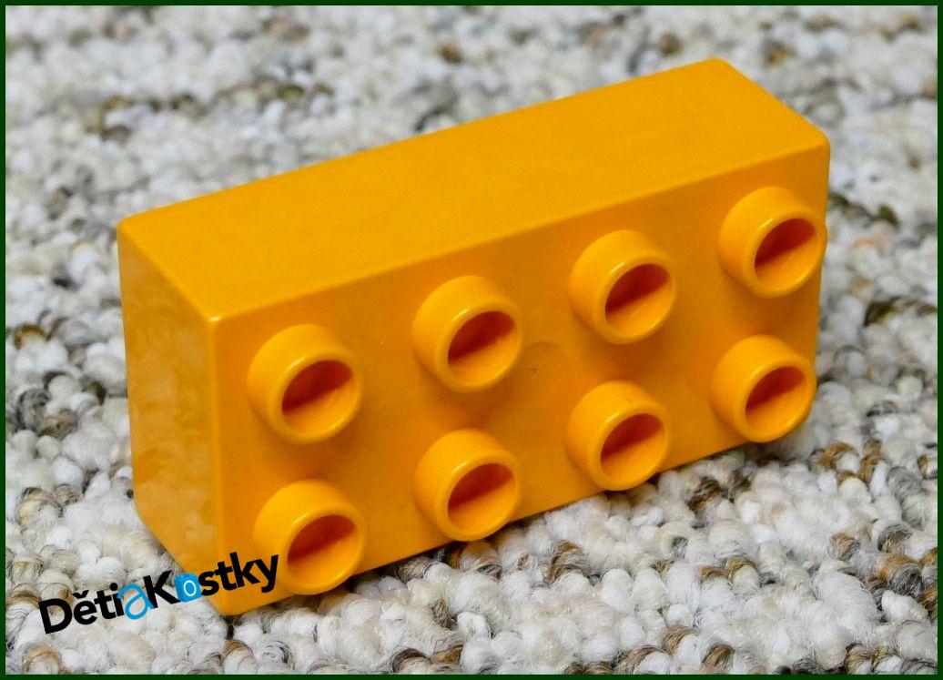 Lego® Duplo® Kostka 2x4 Středně Oranžová