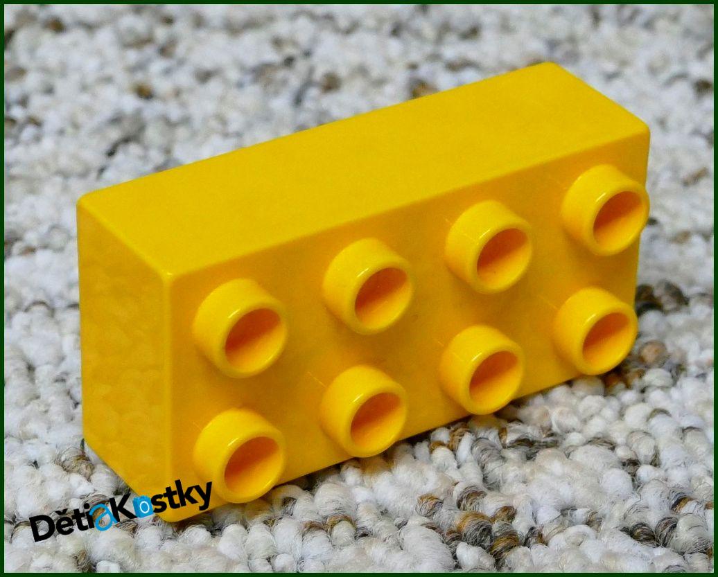 Lego® Duplo® Kostka 2x4 Světle Oranžová
