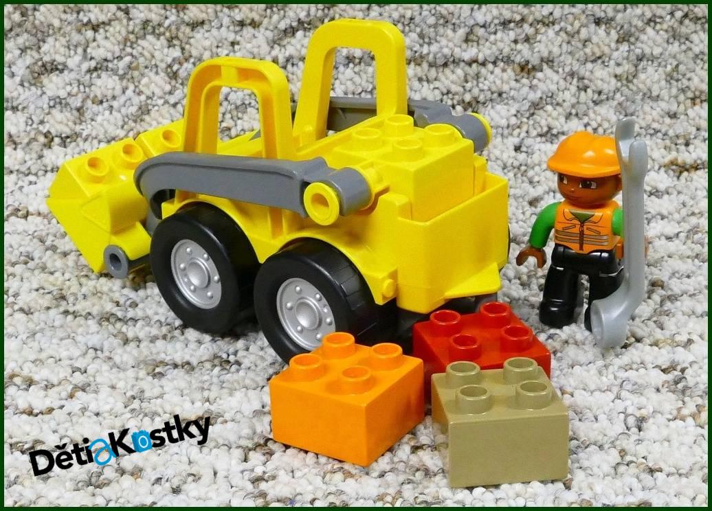 Lego® Duplo® Nakladač Žlutý s Figurkou a 5 Kostkami