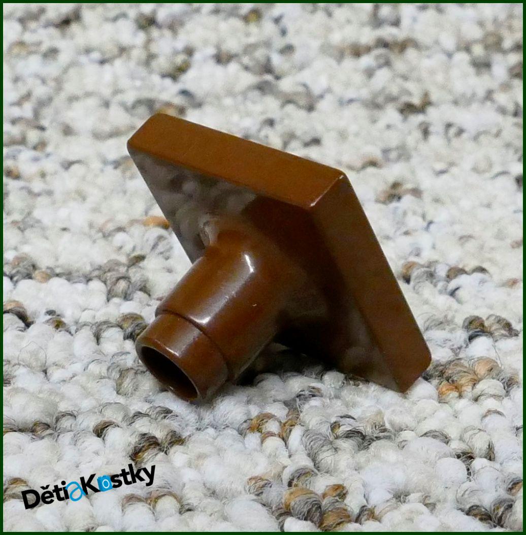 Lego® Duplo® Hnědý Podstavec Malý pro Lampičky, Značky, Kostky 1x2x2