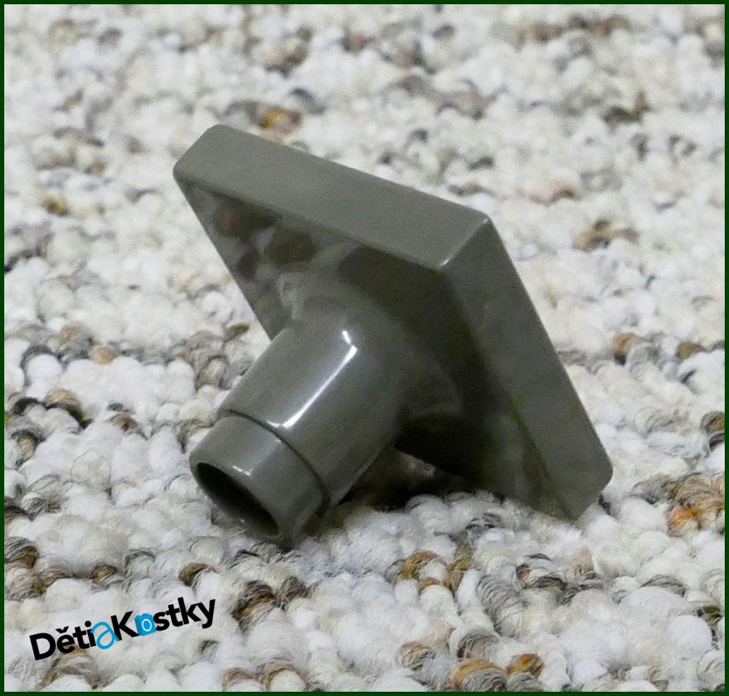 Lego® Duplo® Tmavě Šedý Podstavec Malý pro Lampičky, Značky, Kostky 1x2x2