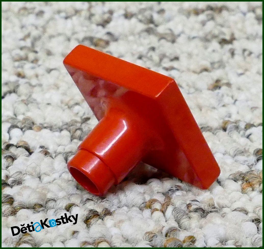 Lego® Duplo® Červený Podstavec Malý pro Lampičky, Značky, Kostky 1x2x2