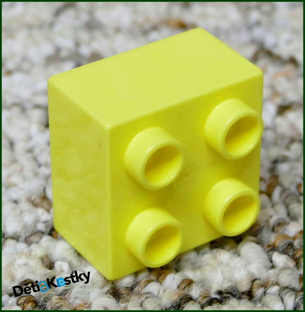Lego® Duplo® Kostka 2x2 Světle Žlutá