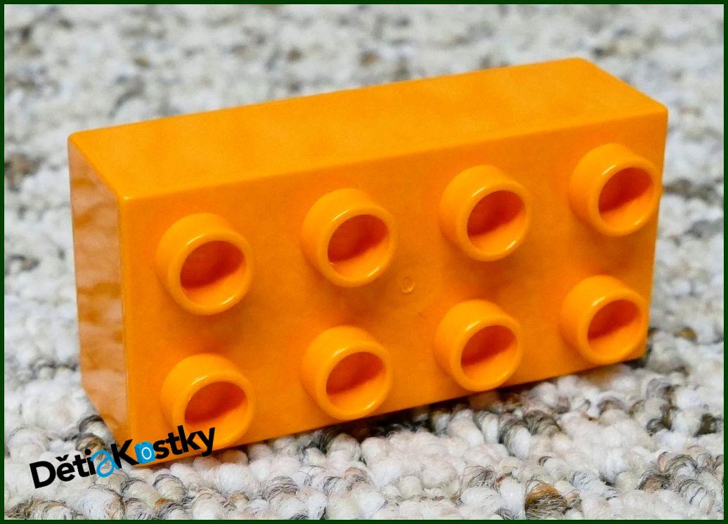 Lego® Duplo® Kostka 2x4 Oranžová