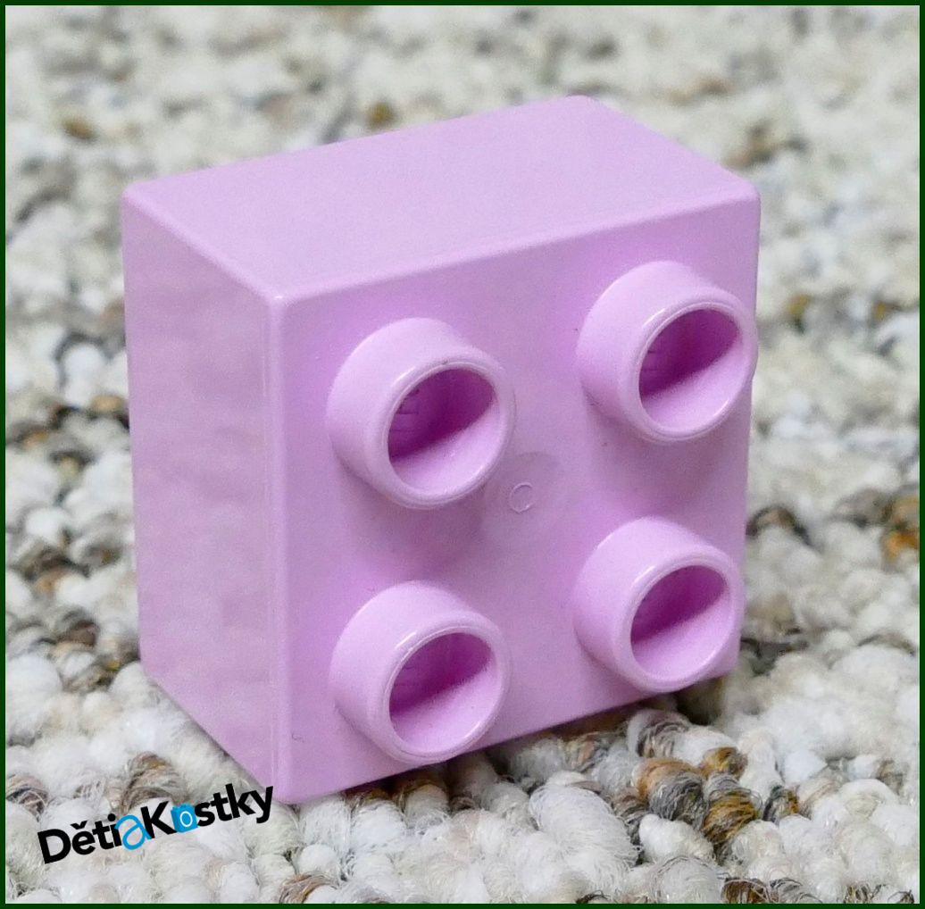Lego® Duplo® Kostka 2x2 Světle Růžová