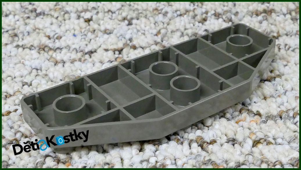 Lego® Duplo® Podložka/Destička 3x8 Křídlo Šedé