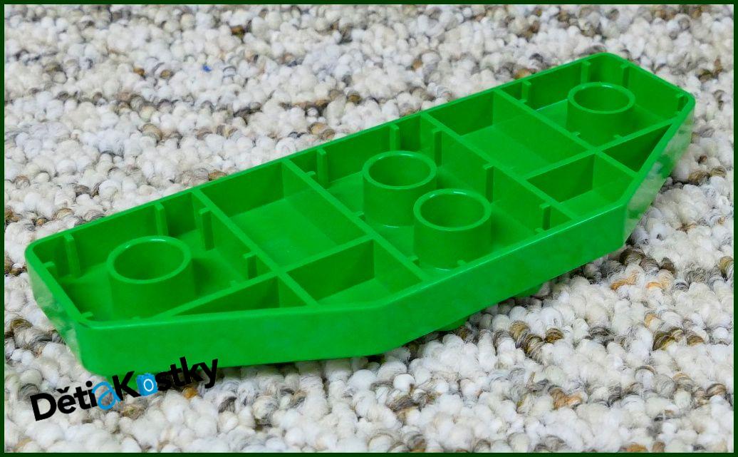 Lego® Duplo® Podložka/Destička 3x8 Křídlo Zelené