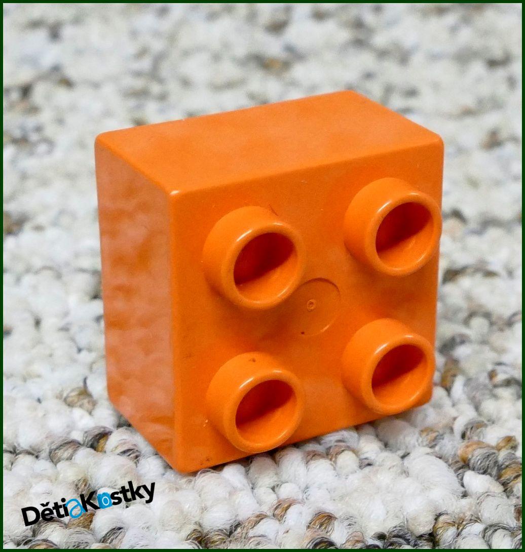 Lego® Duplo® Kostka 2x2 Lososová