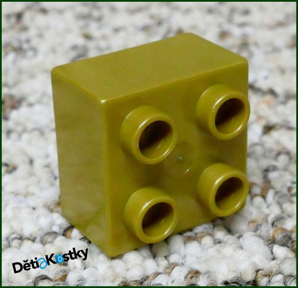 Lego® Duplo® Kostka 2x2 Tmavě Zlatá
