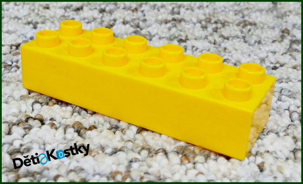Lego® Duplo® Kostka 2x6 Světle Oranžová