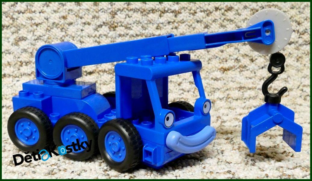 Lego® Duplo® Bořek Stavitel - Lůďa s Hákem (+Modrá/Šedá Kostka)