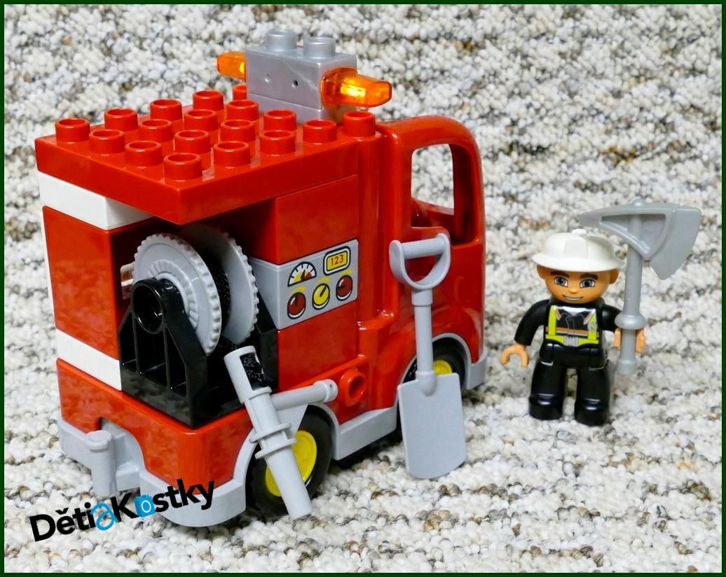 Lego® Duplo® Hasičská Cisterna Krátká s Tryskou