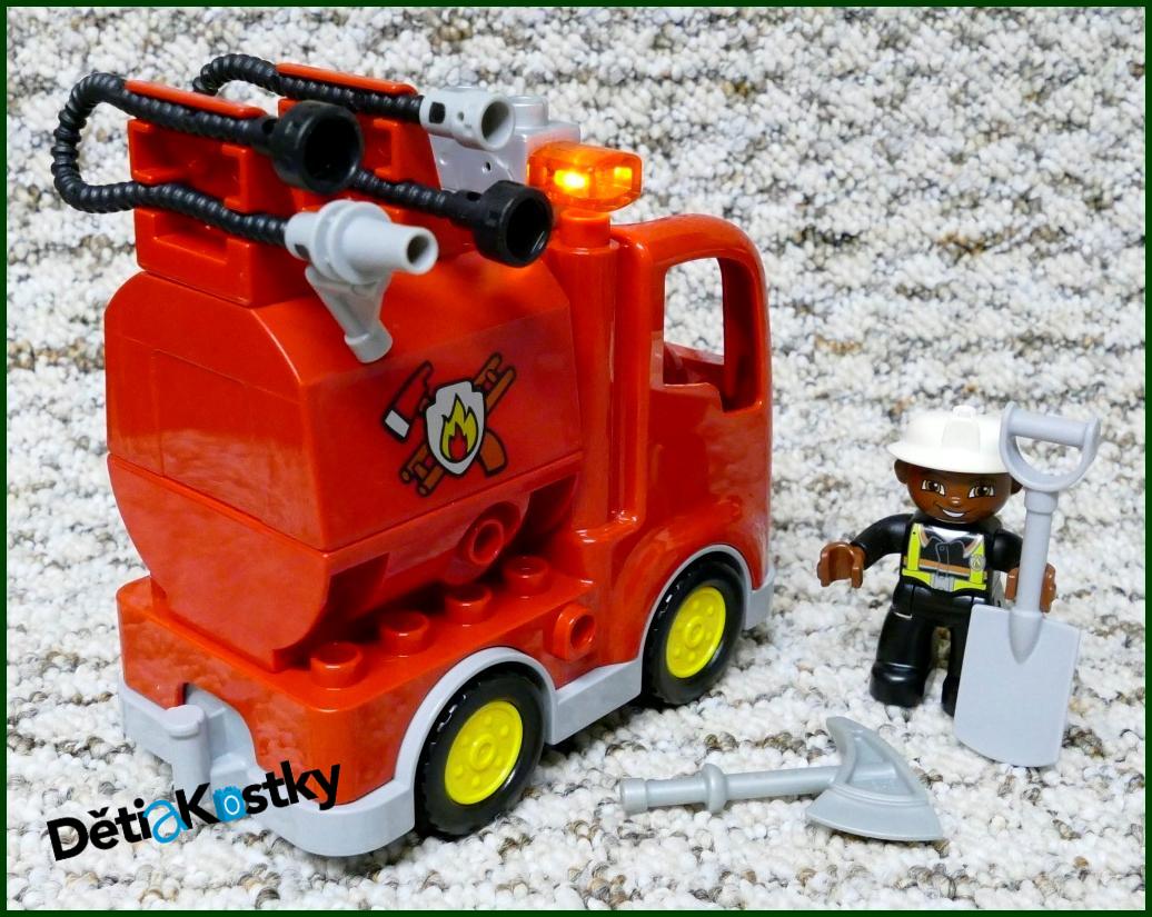 Lego® Duplo® Hasičské Auto s Cisternou Krátké