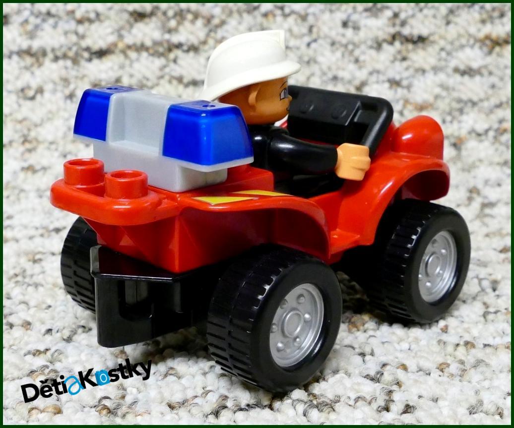 Lego® Duplo® Terénní Čtyřkolka - Hasič s Vousy