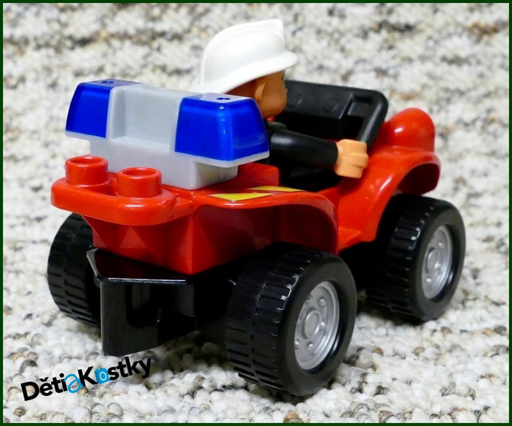 Lego® Duplo® Terénní Čtyřkolka - Hasič Obyčejný