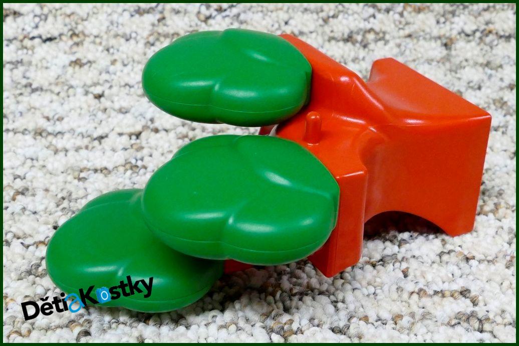 Lego® Duplo® Strom Červený - 3 Korunky Tmavě Zelené