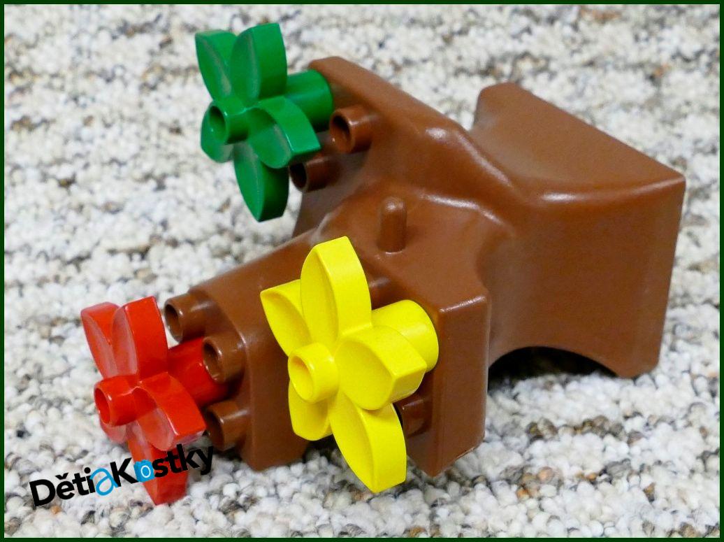 Lego® Duplo® Strom Hnědý s Květinami