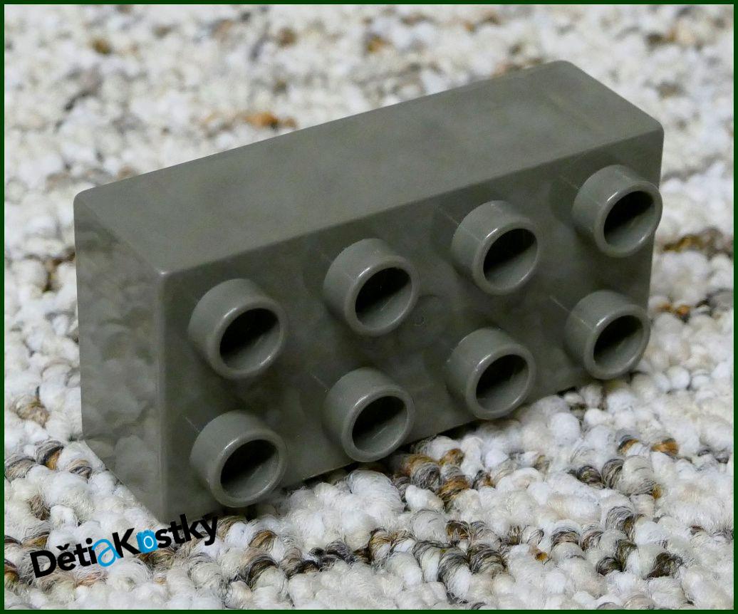 Lego® Duplo® Kostka 2x4 Šedo-Hnědá