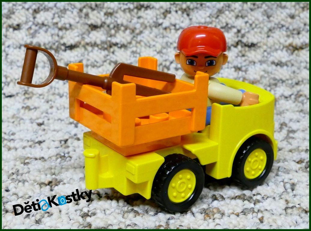 Lego® Duplo® Nákladní Autíčko Malé s Přepravkou a Vidlemi