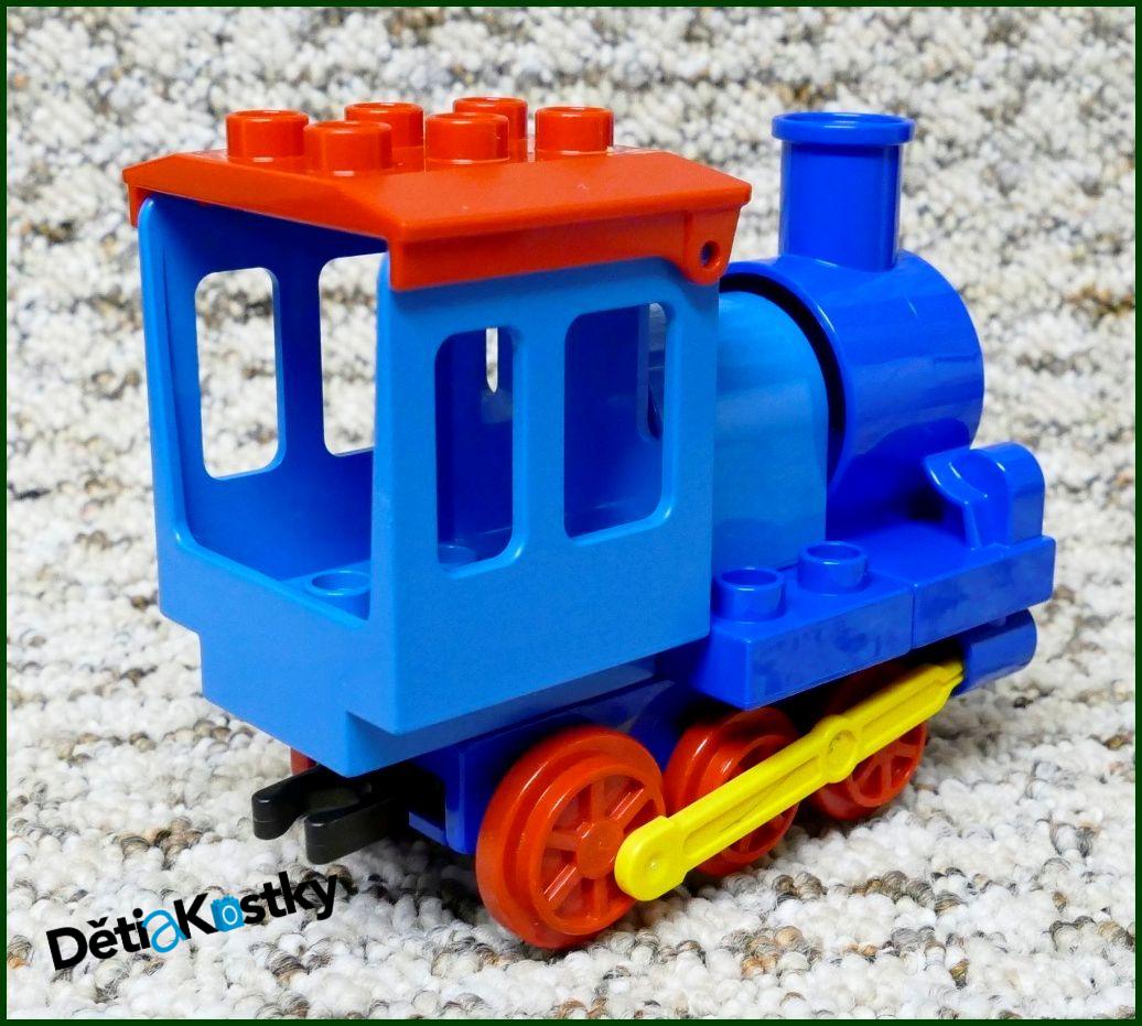 Lego® Duplo® Mašinka Parní Modrá s Kabinkou