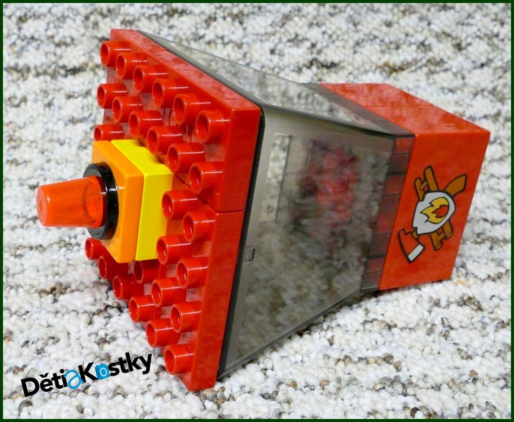 Lego® Duplo® Věž k Hasičské Zbrojnici - Oranžový Majáček
