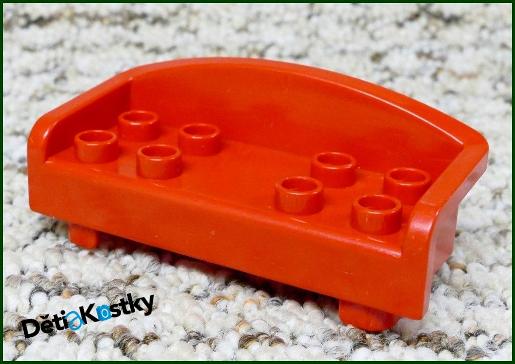 Lego® Duplo® Sedačka Dvojitá Červená