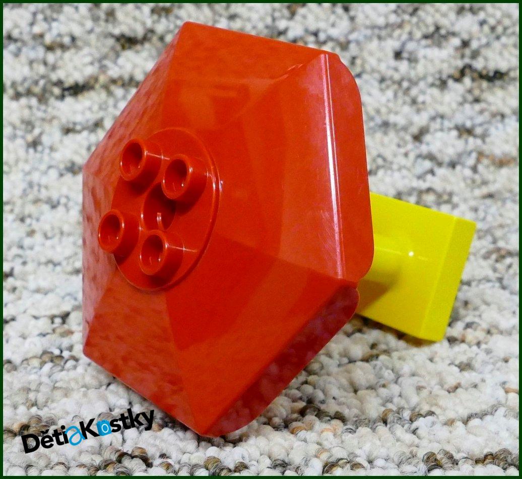 Lego® Duplo® Slunečník Velký Červený - Žlutý Podstavec
