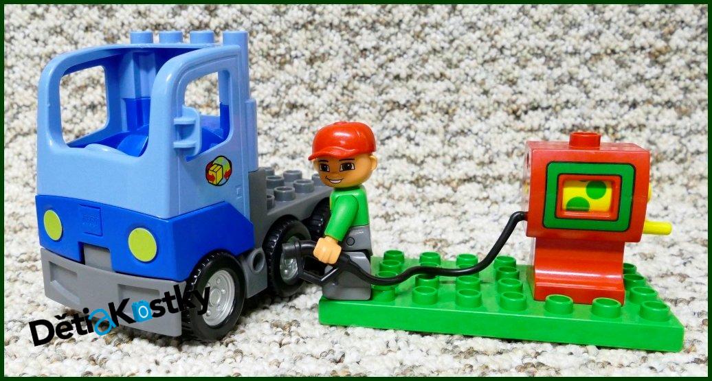 Lego® Duplo® Benzínová Pumpa Červená
