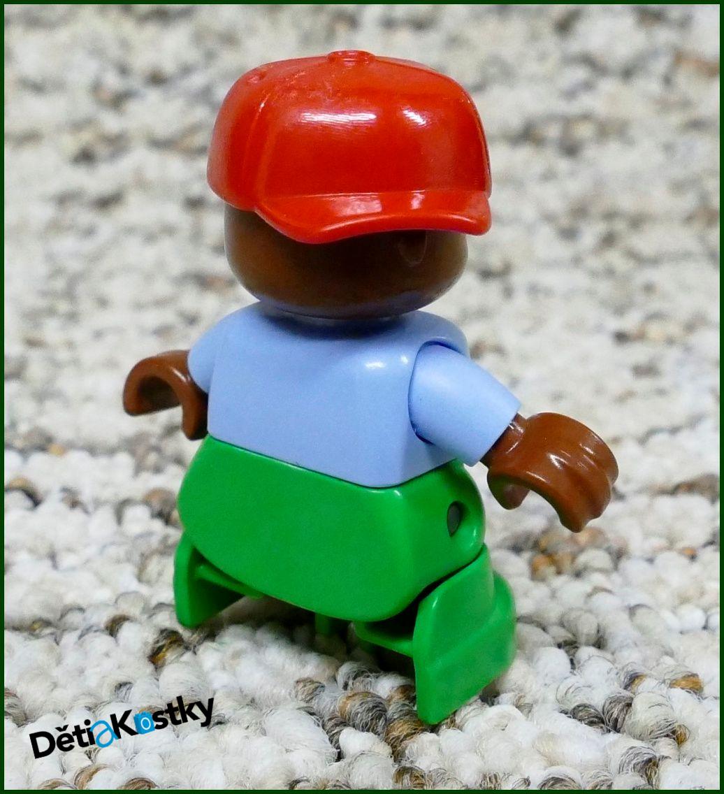 Lego® Duplo® Figurka Dítě Chlapeček Černoušek (Kapsa) - Otočná Kšiltovka
