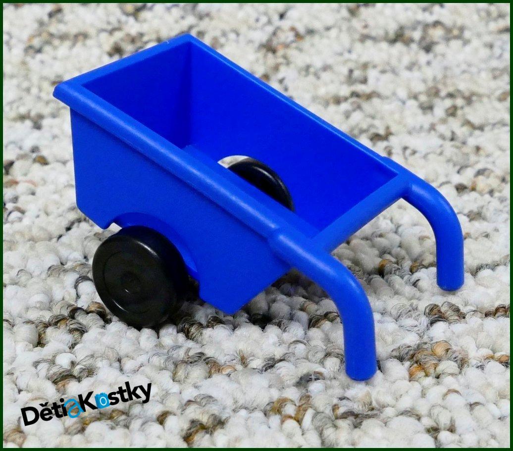 Lego® Duplo® Vozíček (Kolečka) Pro Figurky Modrá - Široká Kola