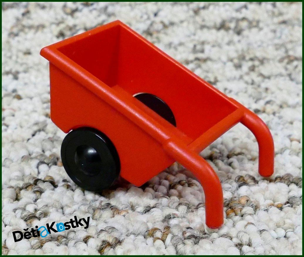 Lego® Duplo® Vozíček (Kolečka) Pro Figurky Červená - Černá Kola