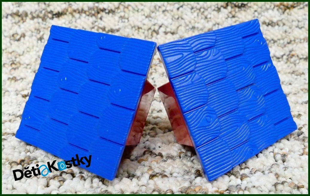 Lego® Duplo® Střechy Modro - Červené 2ks