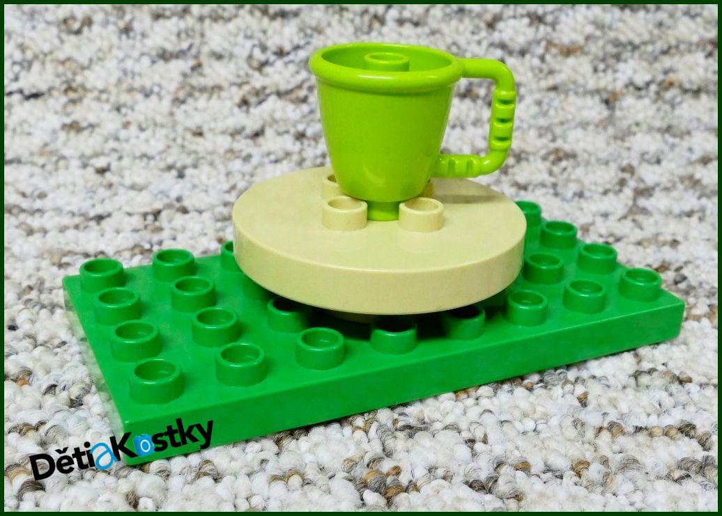 Lego® Duplo® Stůl Kulatý Nízký Béžový