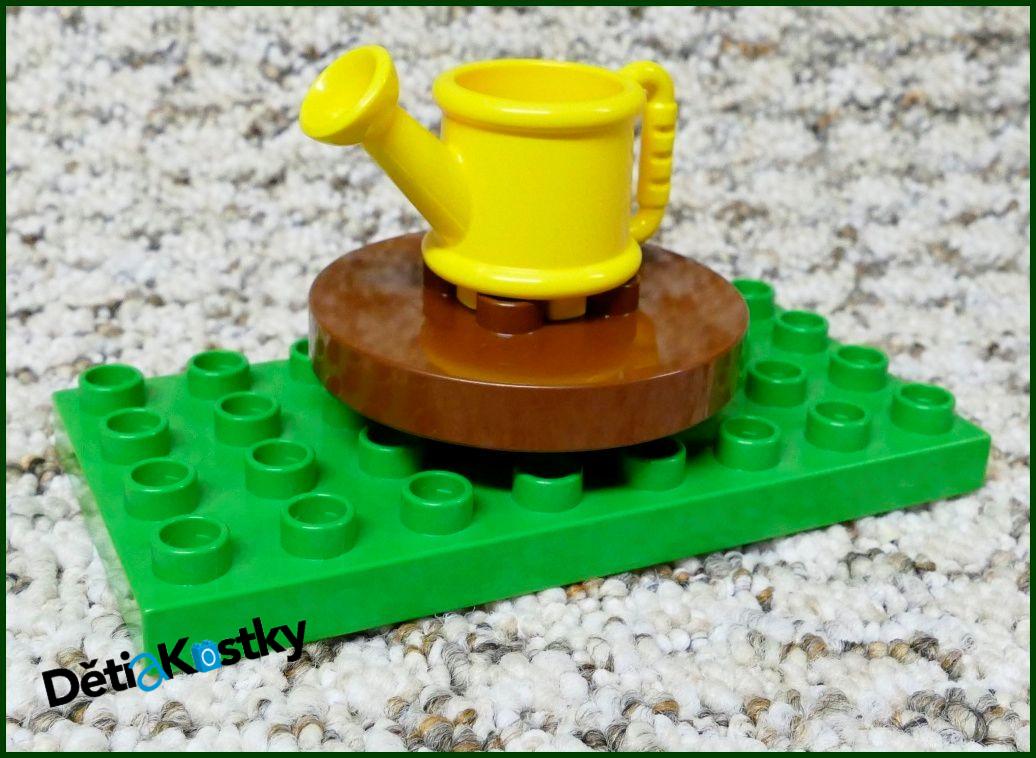 Lego® Duplo® Stůl Kulatý Nízký Hnědý
