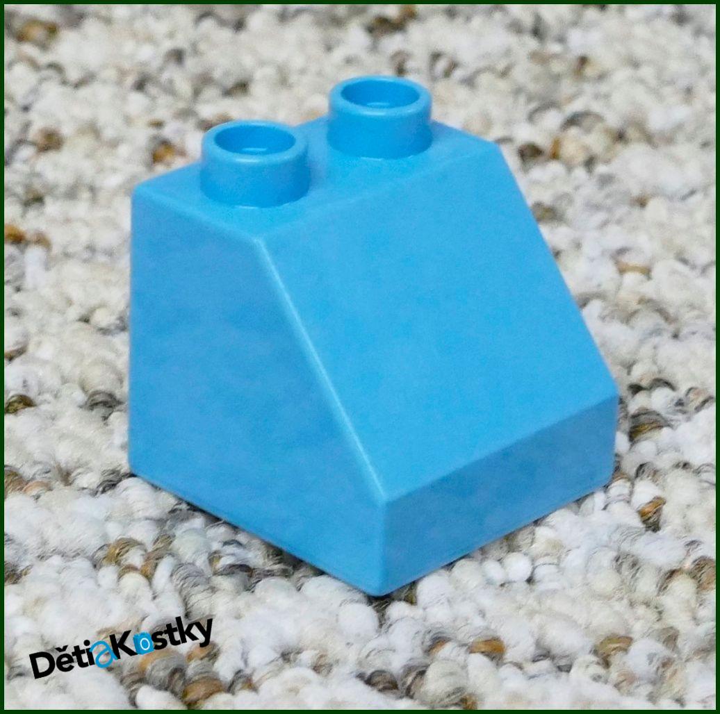 Lego® Duplo® Kostka 2x2 Zkosená Tyrkysová
