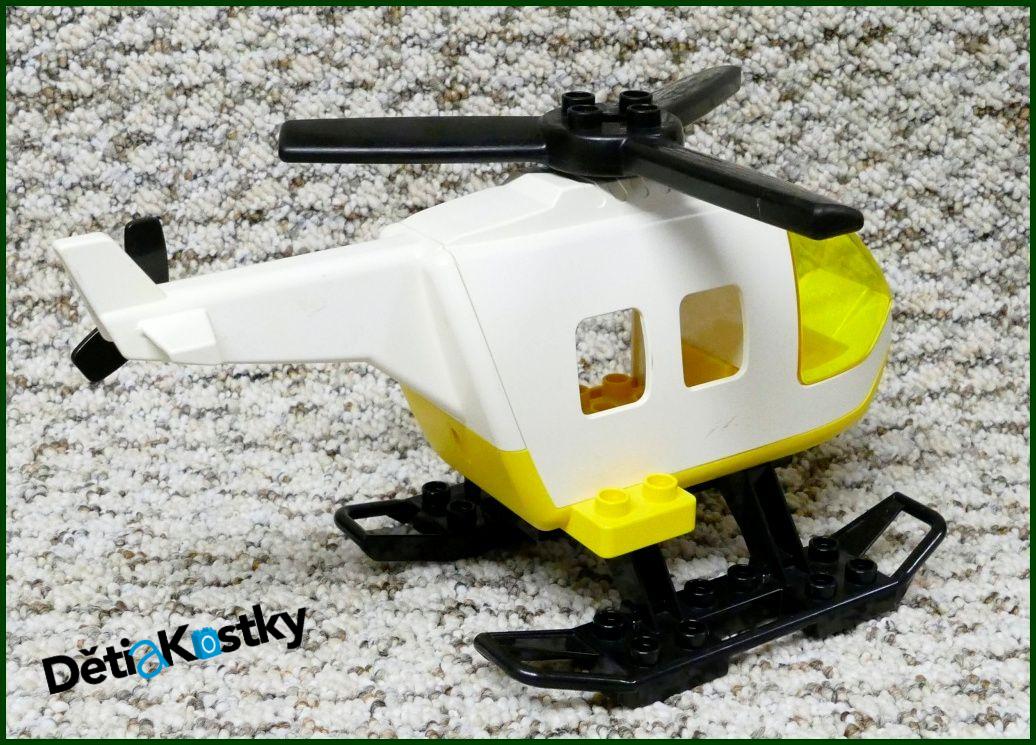 Lego® Duplo® Vrtulník Záchranářský Velký Bílý
