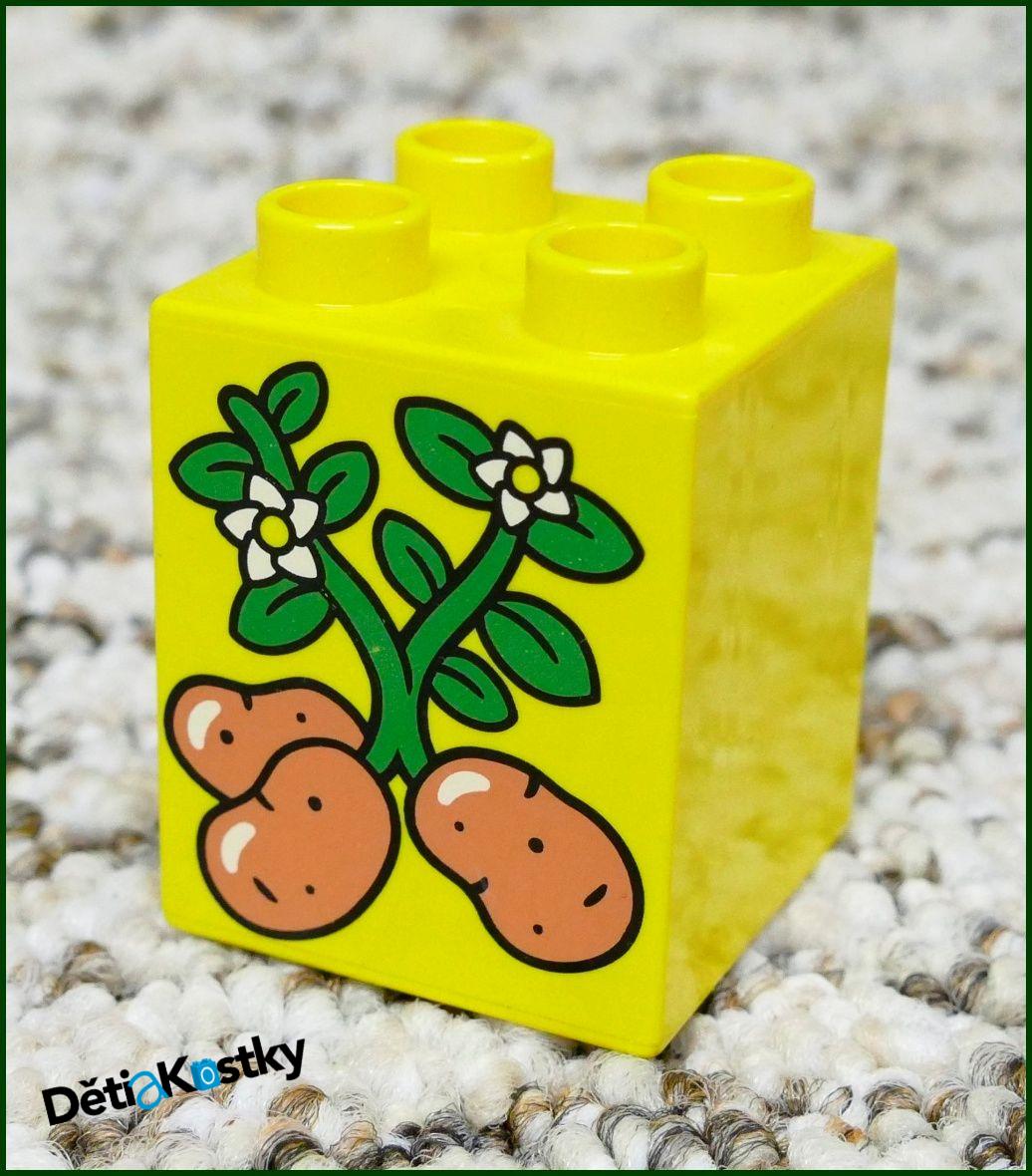Lego® Duplo® Kostka 2x2x2 Žlutá - Brambory