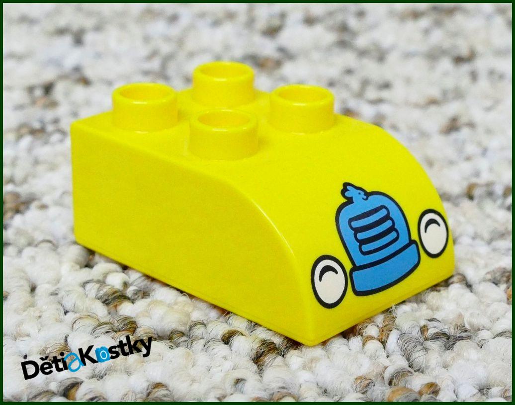 Lego® Duplo® Kostka 2x3 Zaoblená Žlutá - Maska se Světly