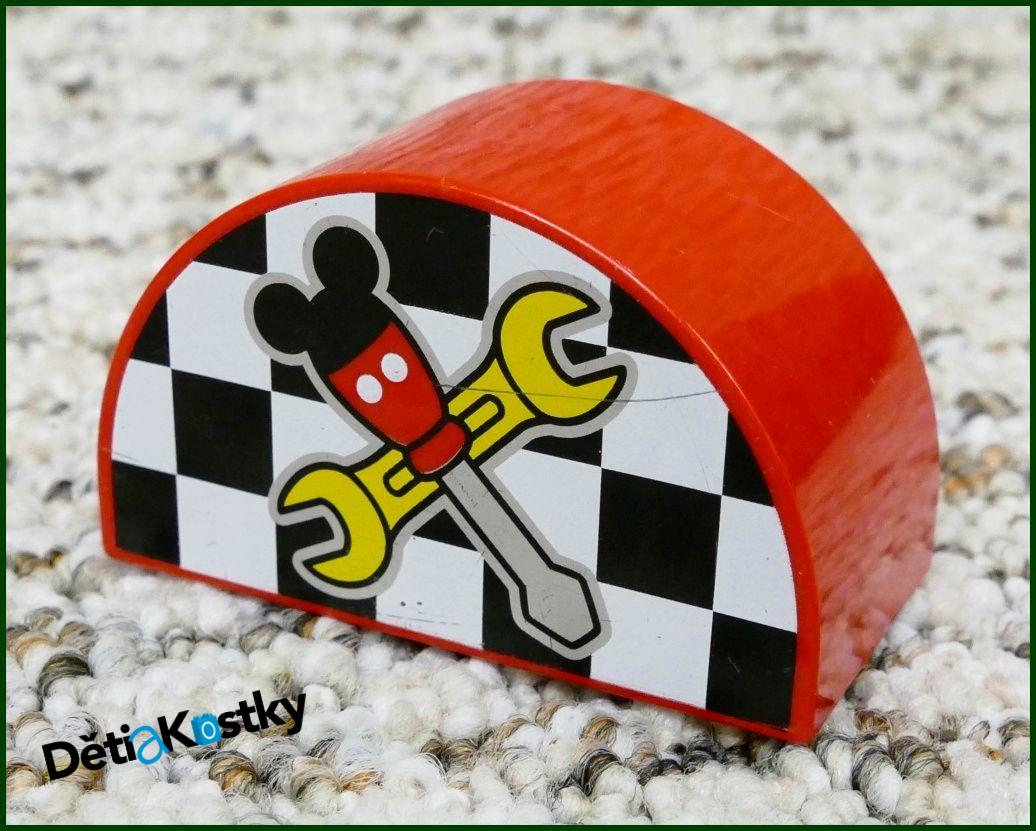 Lego® Duplo® Kostka 2x4 Zaoblená Červená - Klíč a Šroubovák