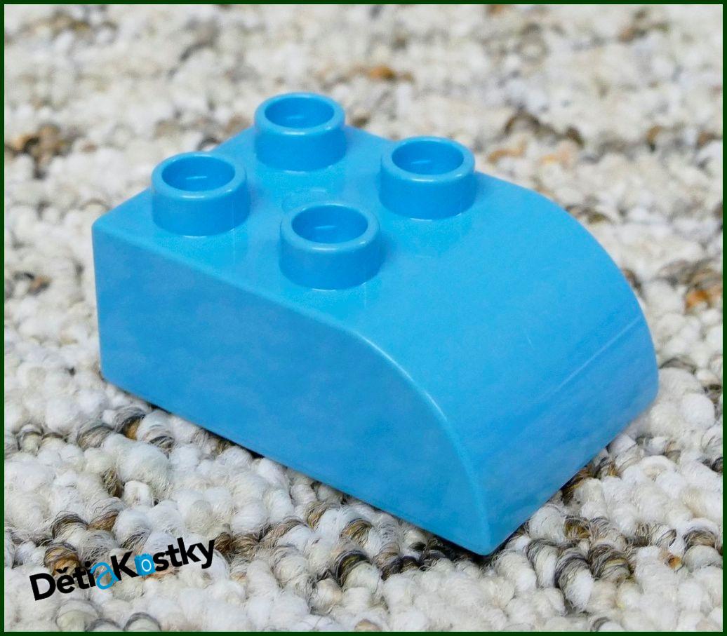 Lego® Duplo® Kostka 2x3 Zkosená Světle Tyrkysová