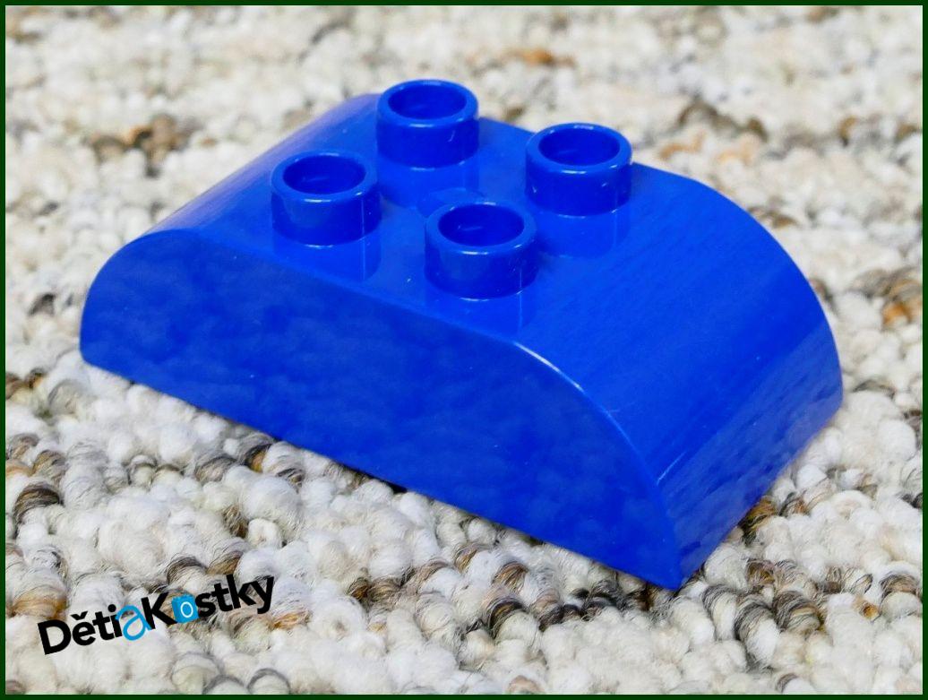 Lego® Duplo® Kostka 2x4 Zaoblená Modrá (Stříška)