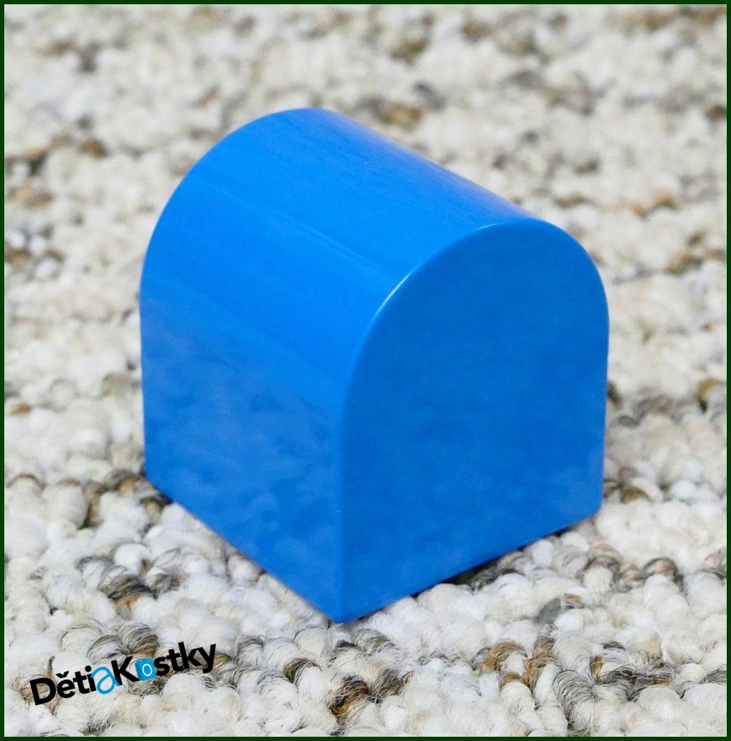Lego® Duplo® Kostka 2x2 Půlkulatá Malá - Azurová