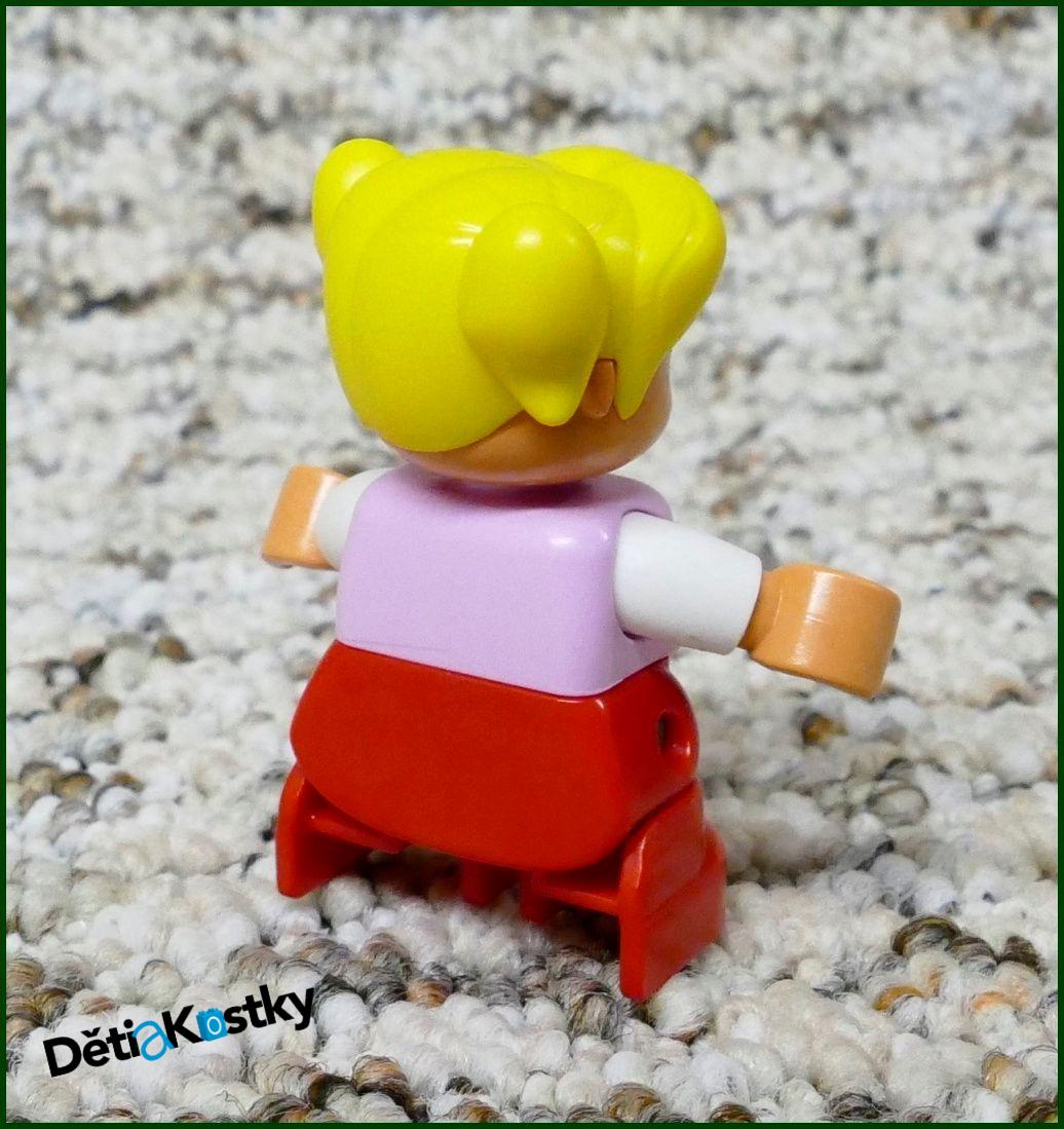 Lego® Duplo® Figurka Dítě Blond s Kytičkou