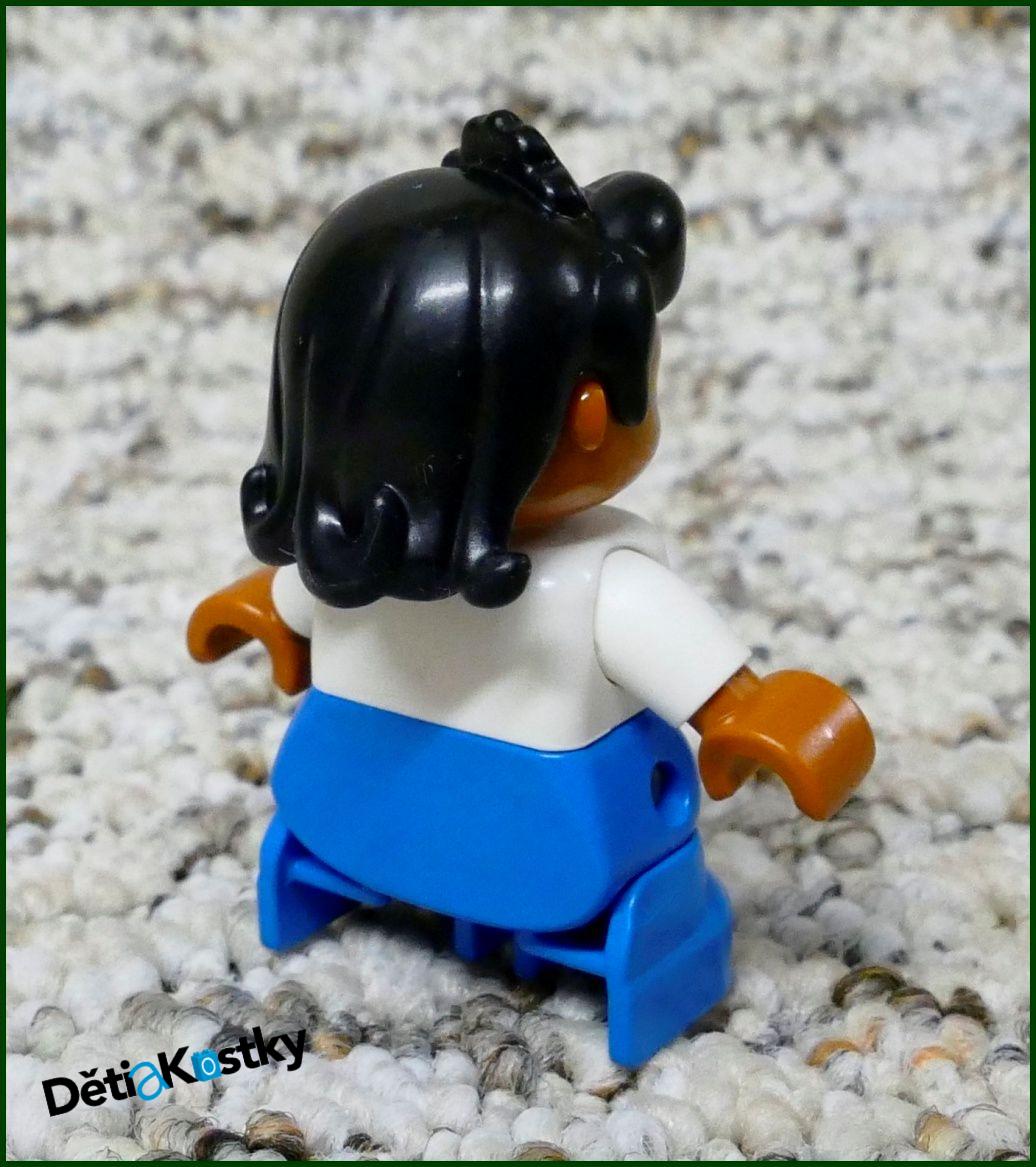 Lego® Duplo® Figurka Dítě s Černými Vlasy a Mašličkou